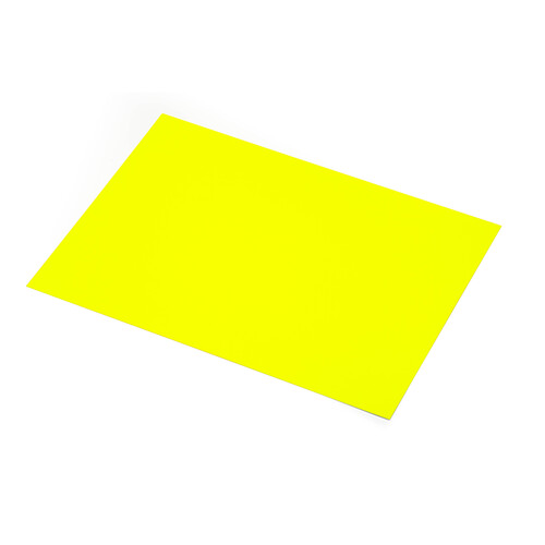 Cartulina estucada fluor Amarillo - 50 x 65 cm. 250 g/m². - 250 g/m134, SADIPAL.