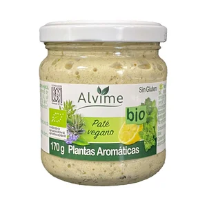 ALVIME Pate vegetal BIO de plantas aromáticas 175 g.