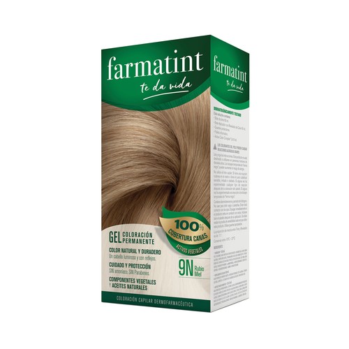 FARMATINT Tinte de color rubio miel y número 9N FARMATINT.