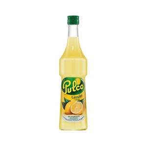 Bebida refrescante de limón botella de 70 centilitros