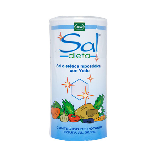 SOFAR Sal yodada dietética hiposódica SOFAR 500 g.