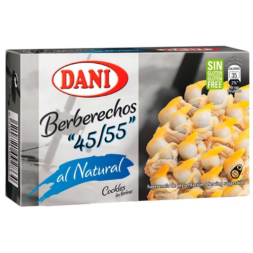 DANI Berberechos pequeños al natural 58 g.