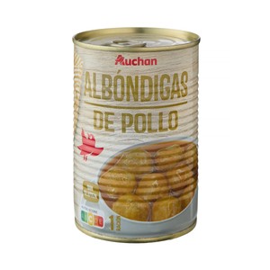 PRODUCTO ALCAMPO Albóndigas de pollo en lata 415 g.