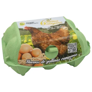 VIRGEN DEL ROSARIO Huevos de gallinas camperas 6 uds.