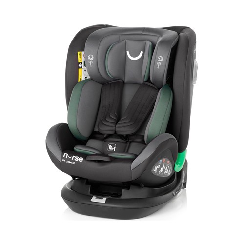Silla de auto para grupo 0+/1/2/3 ISOFIX, Cruiser Isize Giratoria 360º Nurse by Jane, CRUISER I-SIZE DE 40 A 150 GRIS VERDE.