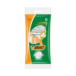 BIC Sensitive Maquinilla de afeitar desechable de 2 hojas 5 uds.