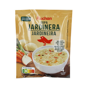 PRODUCTO ALCAMPO Sopa jardinera con conchitas PRODUCTO ALCAMPO 80 g.
