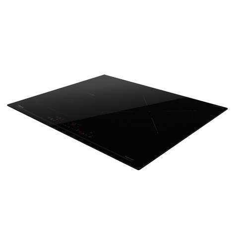 Placa de inducción TEKA IBF 63215 SSM BK, 3 zonas de cocción, 7400W, control preciso con touch slider, A: 60cm.