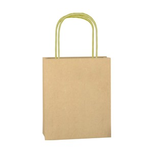 Imagen de Bolsa de regalo, tamaño M, color marrón, AUCHAN. 