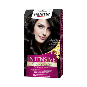 Imagen de PALETTE Tinte de pelo permanente tono 001 negro PALETTE Intensive creme color.