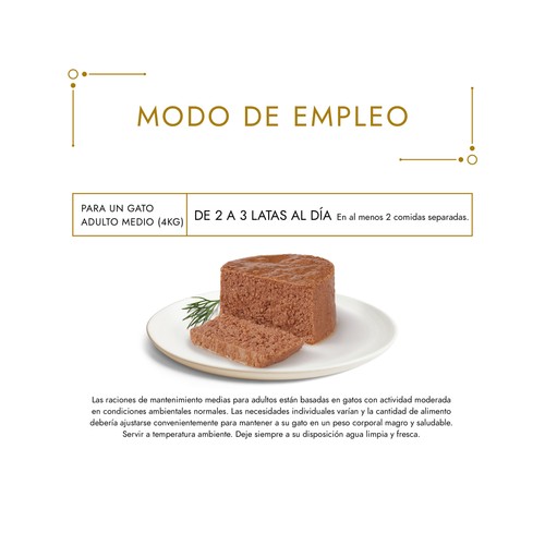 PURINA GOURMET Gold Comida para gatos húmeda, Mousse de Buey GOURMET tarrina 85 g.