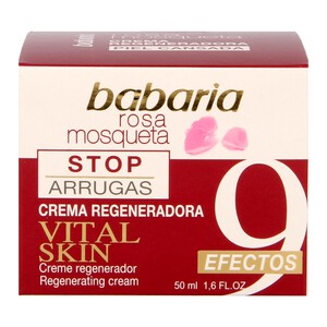 BABARIA Crema regeneradora con rosa mossqueta para pieles cansadas BABARIA 50 ml.