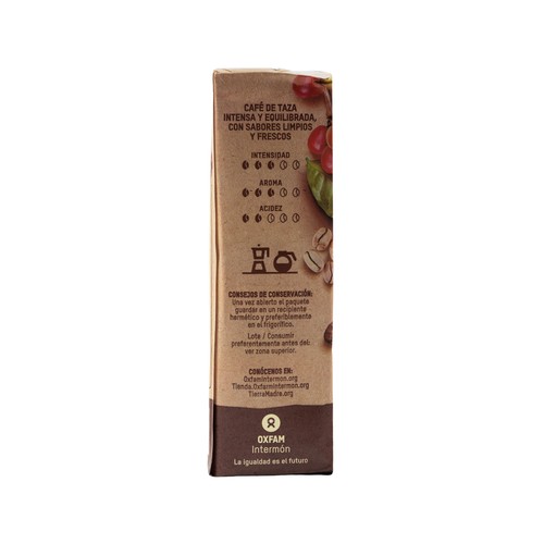 INTERMÓN OXFAM TIERRA MADRE Café molido natural 250 g.