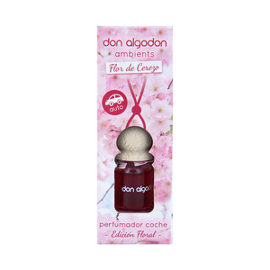 DON ALGODÓN Ambientador coche, Flor de cerezo, .edidición floral, AMBIENTS DON ALGODÓN