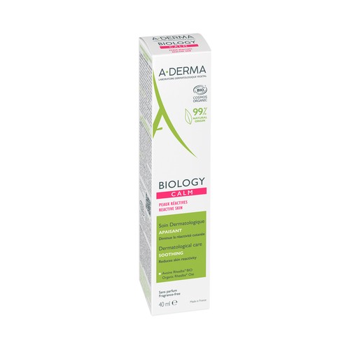 A.DERMA Biology calm Cuidado facial dermatológico calmante 40 ml.