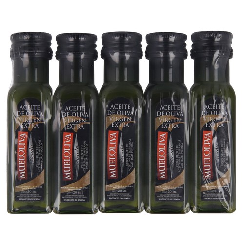 MUELOLIVA Aceite de oliva virgen en monodosis  20 ml. 5 ud.