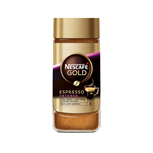 Café soluble natural Espresso intenso NESCAFÉ GOLD 100 g.