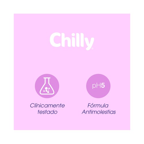 Jabón de higiene íntima, para el alivio de las molestias íntimas CHILLY 200 ml.