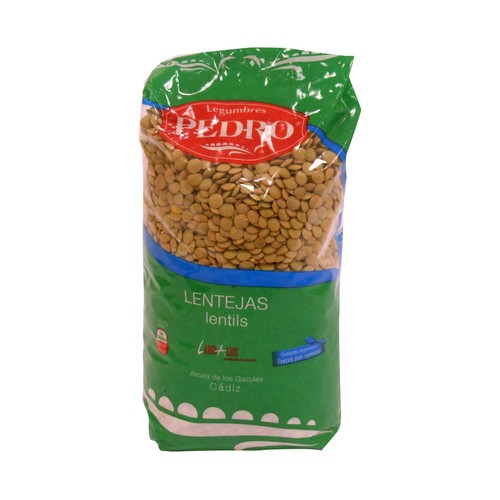 PEDRO Lentejas paquete de 1 kg.