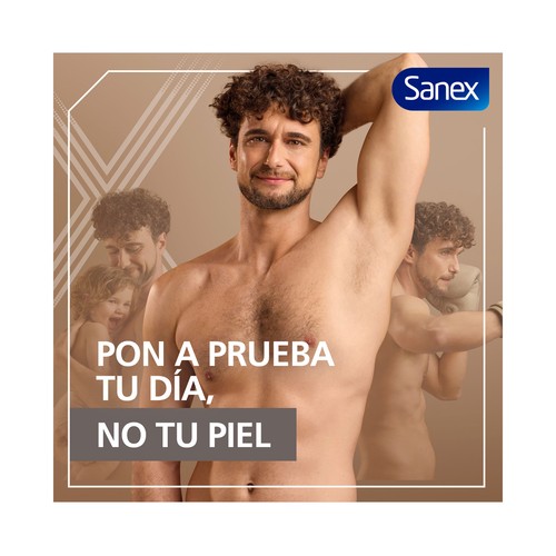 SANEX Men invisible Desodorante en spray para hombre anti traspirante hasta 72 horas 200 ml.