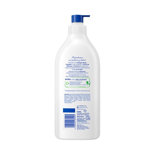 NIVEA Q10 Loción corporal (body milk) reafirmante, para pieles normales 625 ml.