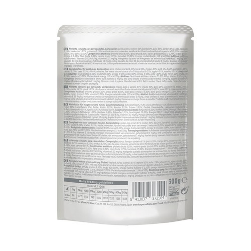 HARPER&BONE Alimentación perro bolsa recetas 300 g.
