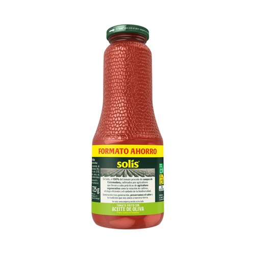 SOLIS Tomate frito con aceite de oliva bote 725 g.