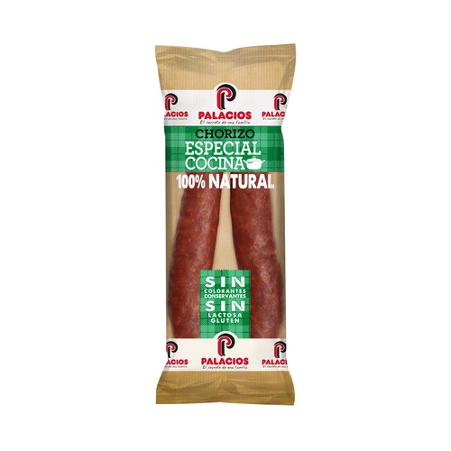 Chorizo casero especial para cocinar PALACIOS 225 g.