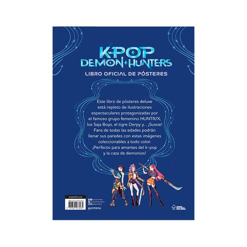 Kpop Demon Hunters: Libro oficial de pósteres. Pop, MONTENA
