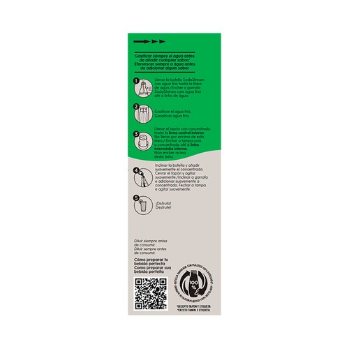SODASTREAM Sirope 7up regular 440 ml. 
