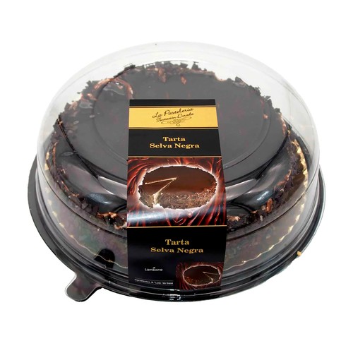 Tarta selva negra, 500g.