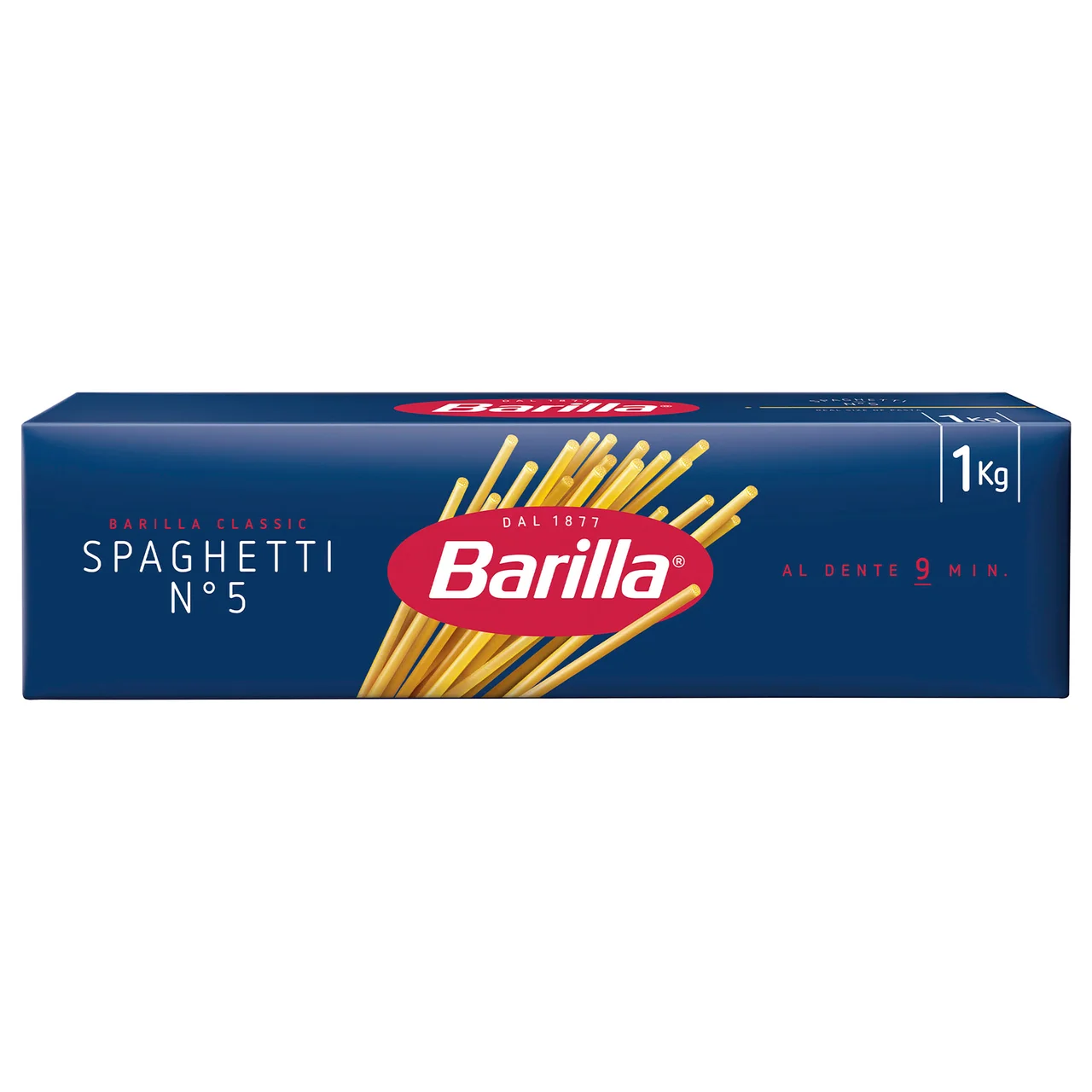 BARILLA Pasta Spaguetti N.5 (Espagueti) BARILLA 1 Kg.