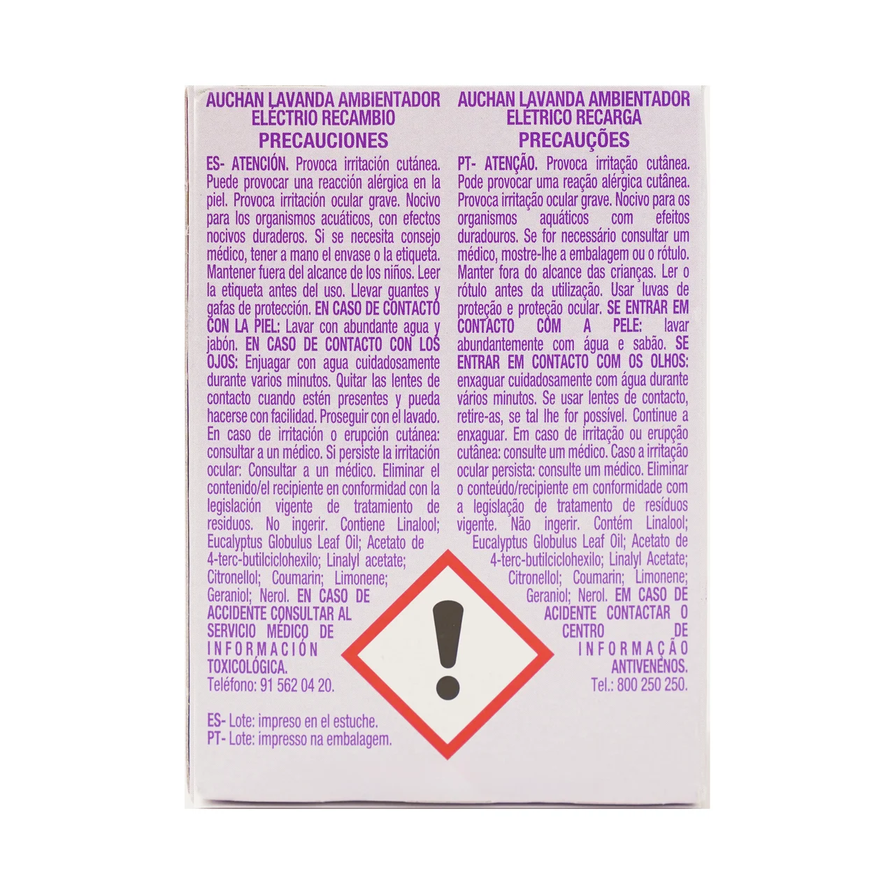PRODUCTO ALCAMPO Ambientador eléctrico recambio lavanda PRODUCTO ALCAMPO 25 ml.