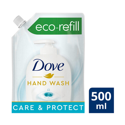 DOVE Recambio de jabón de manos líquido con textura crema y acción hidratante DOVE 500 ml.