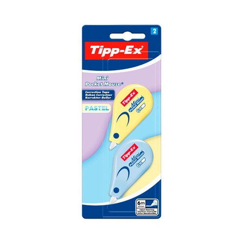 Set 2 corrector mini pocket mouse pastel. TIPP-EX