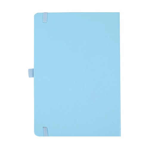 Cuaderno A5 de hojas rayadas, 96 hojas, color azul, ALCAMPO.