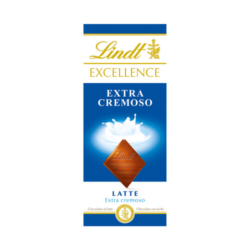 LINDT Excellence Chocolate con leche extra cremoso 100 g.