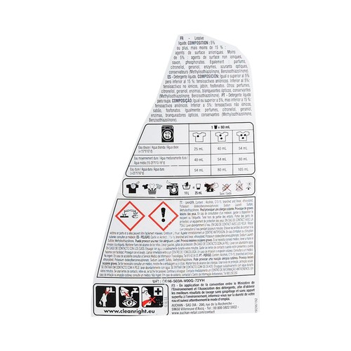 PRODUCTO ECONÓMICO ALCAMPO Detergente líquido Fresco 37 dosis 2 l.