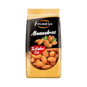 FRUMESA Almendra tostada con piel salada 200 gr.