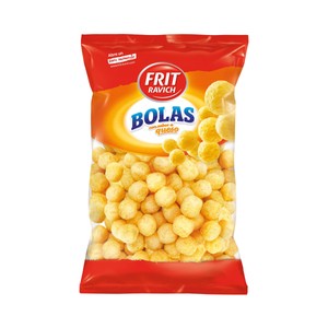 FRIT RAVICH Snack de bolas de maíz con sabor a queso FRIT RAVICH bolsa de 110 g.