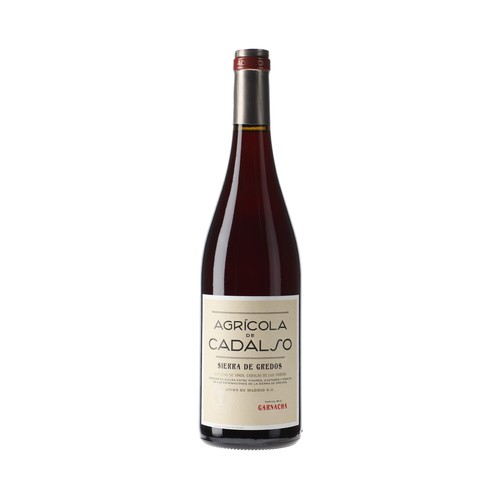 AGRÍCOLA DE CADALSO Vino tinto con D.O. Vinos de Madrid botella 75 cl.