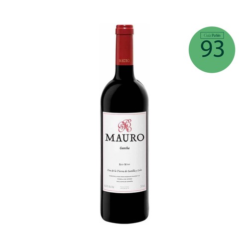 MAURO  Vino tinto con I.G.P Vino de la Tierra de Castilla y León botella 75 cl.