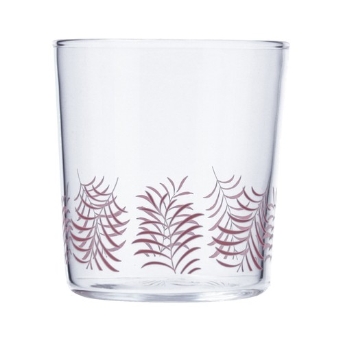 Vaso de vidrio 36cl decorado con diseño florar, modelos surtidos. LUMINARC