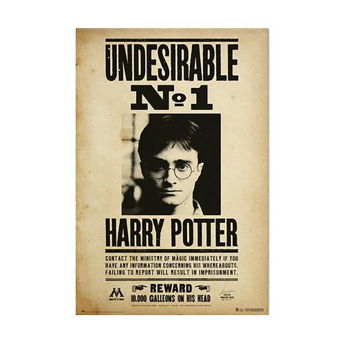 Póster Harry Potter Undesirable No 1 61x91,5cm, GRUPO ERIK.
