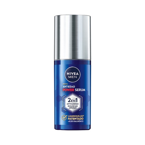 NIVEA Men power Sérum facial antimanchas y antiarrugas 30 ml.