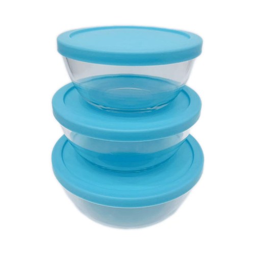 Set 3 bowls 0,95 litros, 1,5 litros, 2,4 litros borosilicato. ACTUEL