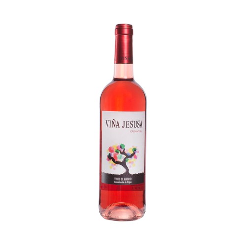 VIÑA JESUSA  Vino rosado con denomiinación de origen Vinos de Madrid VIÑA JESUSA botella de 75 cl.
