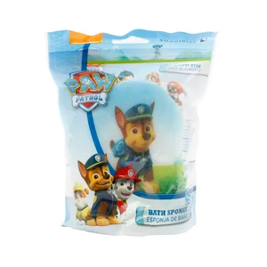 SUAVIPIEL Esponja de baño infantil con dibujo de tus personajes favoritos de La Patrulla Canina SUAVIPIEL.