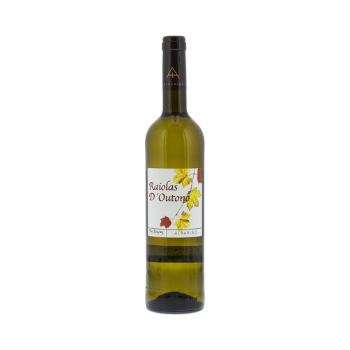RAIOLAS D'OUTONO Vino blanco albariño con D.O. Rías Baixas botella de 75 cl.