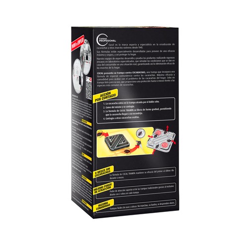 CUCAL Insecticida anticucarachas trampas x 6 uds.